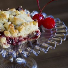 Gluten-Free Cherry Chocolate Jam Bars 6 pcs